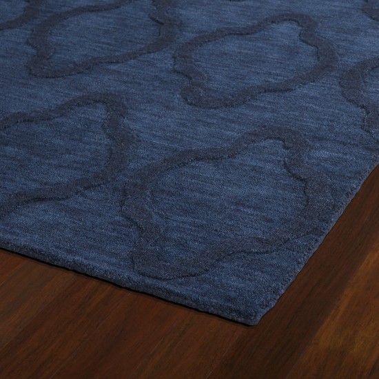 Kaleen Imprints Modern Collection IPM02-22 Navy Area Rug 3'6" x 5'6"