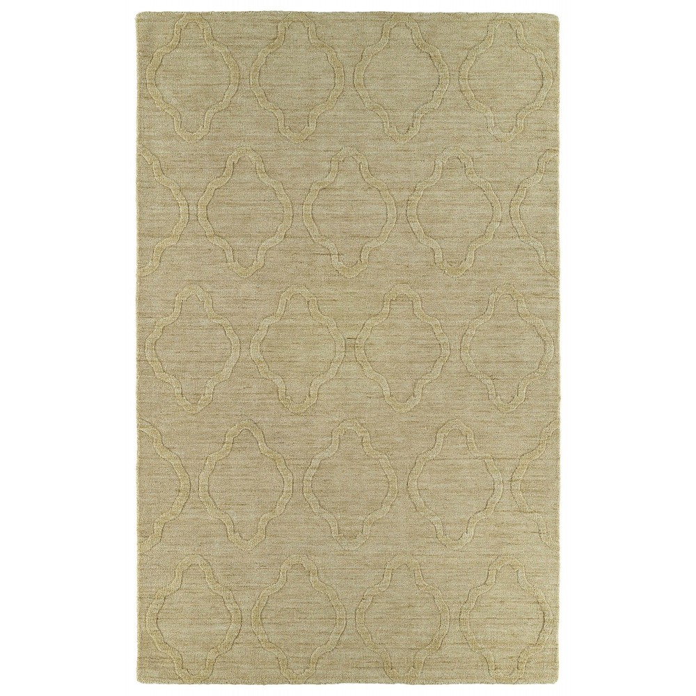 Kaleen Imprints Modern Collection IPM02-28 Yellow Area Rug 5' x 8'