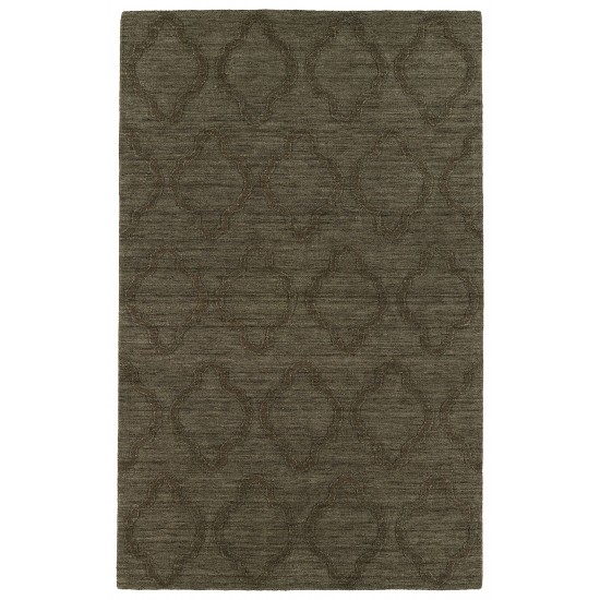 Kaleen Imprints Modern Collection IPM02-40 Chocolate Throw Rug 2' x 3'