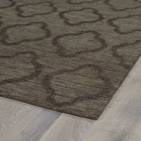 Kaleen Imprints Modern Collection IPM02-40 Chocolate Area Rug 3'6" x 5'6"