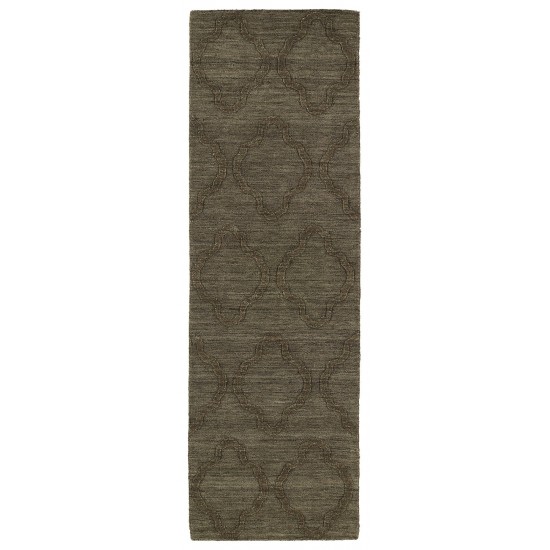 Kaleen Imprints Modern Collection IPM02-40 Chocolate Area Rug 3'6" x 5'6"