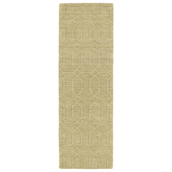 Kaleen Imprints Modern Collection IPM03-28 Yellow Throw Rug 2' x 3'