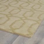 Kaleen Imprints Modern Collection IPM03-28 Yellow Area Rug 5' x 8'