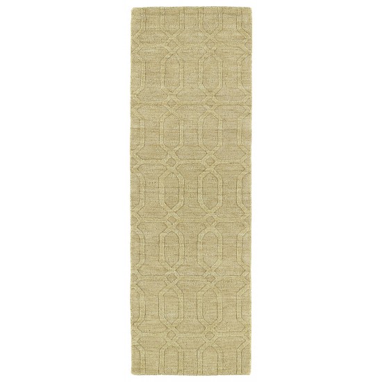 Kaleen Imprints Modern Collection IPM03-28 Yellow Area Rug 5' x 8'