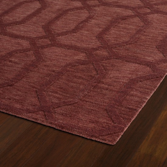 Kaleen Imprints Modern Collection Dark Cinnamon Throw Rug 2' x 3'