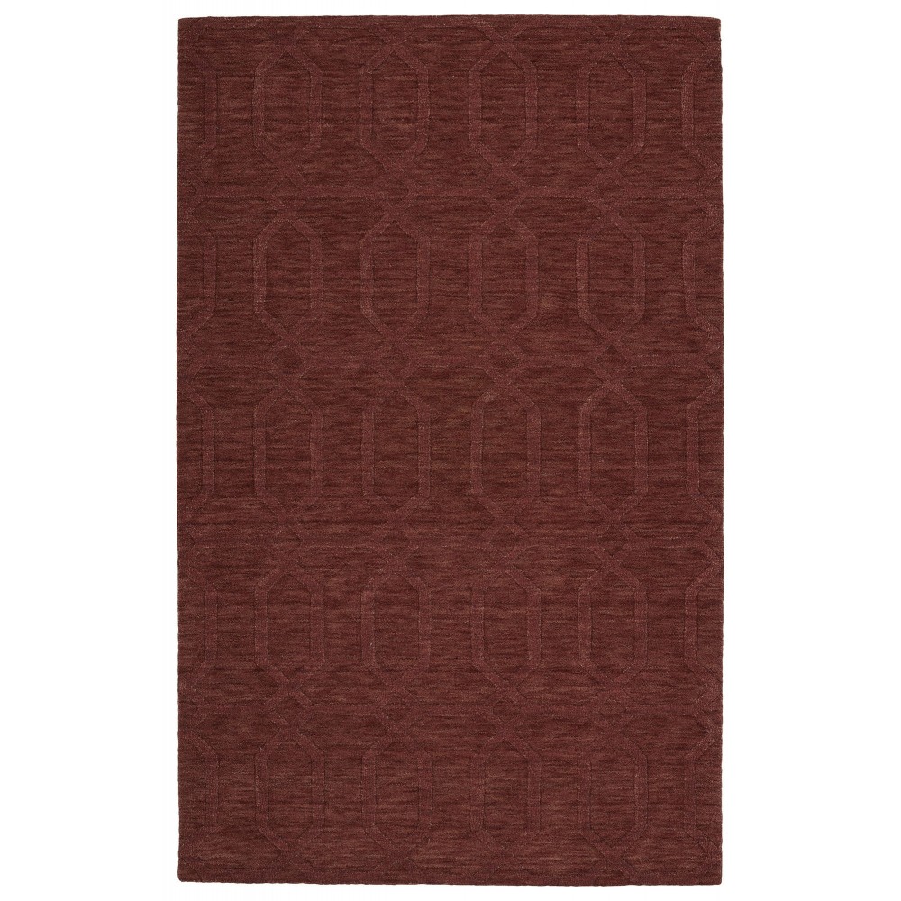 Kaleen Imprints Modern Collection Dark Cinnamon Area Rug 3'6" x 5'6"