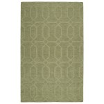 Kaleen Imprints Modern Collection Light Sage Throw Rug 2\' x 3\'