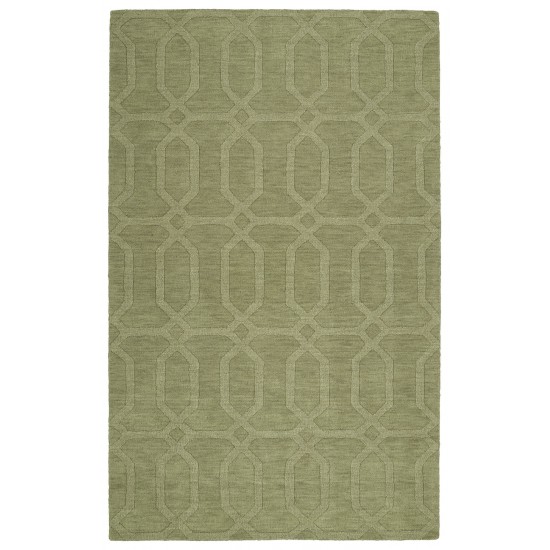 Kaleen Imprints Modern Collection Light Sage Throw Rug 2' x 3'