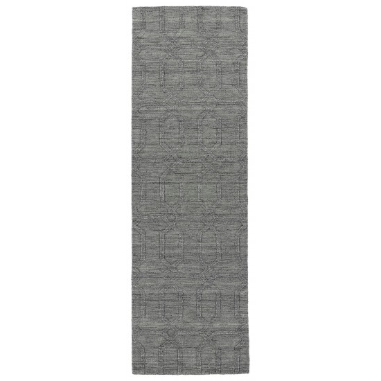 Kaleen Imprints Modern Collection Dark Grey Runner 2'6" x 8'