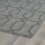 Kaleen Imprints Modern Collection Dark Grey Area Rug 8' x 11'