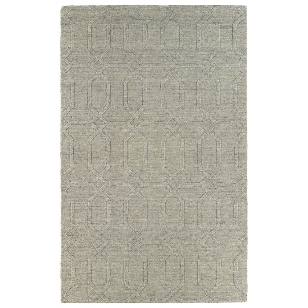 Kaleen Imprints Modern Collection IPM03-84 Oatmeal Throw Rug 2' x 3'