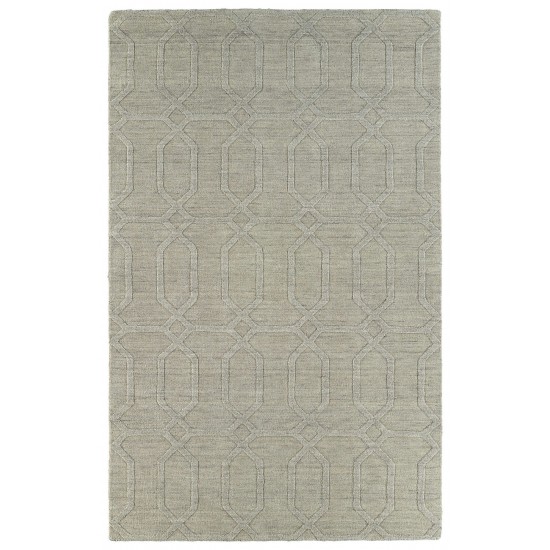 Kaleen Imprints Modern Collection IPM03-84 Oatmeal Area Rug 3'6" x 5'6"