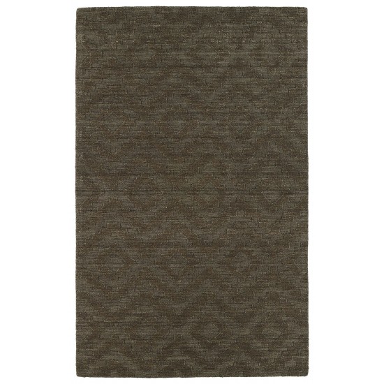 Kaleen Imprints Modern Collection IPM04-40 Chocolate Throw Rug 2' x 3'