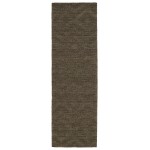 Kaleen Imprints Modern Collection IPM04-40 Chocolate Throw Rug 2' x 3'