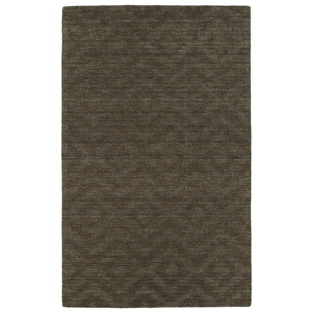 Kaleen Imprints Modern Collection IPM04-40 Chocolate Area Rug 3'6" x 5'6"