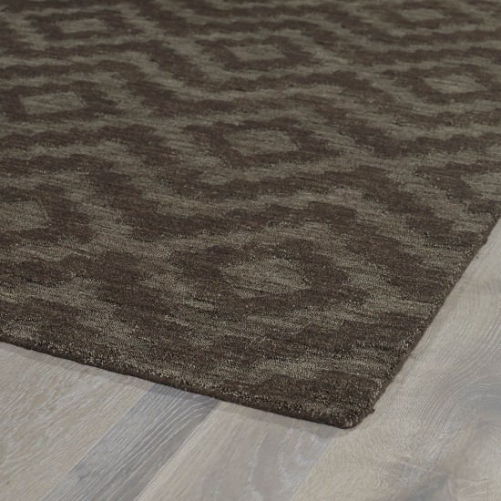 Kaleen Imprints Modern Collection IPM04-40 Chocolate Area Rug 3'6" x 5'6"