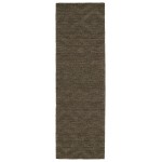 Kaleen Imprints Modern Collection IPM04-40 Chocolate Area Rug 3'6" x 5'6"