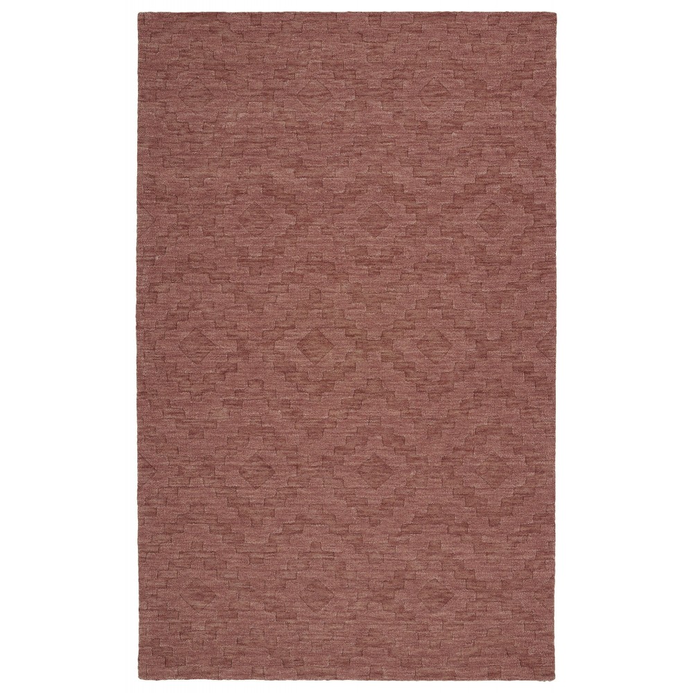 Kaleen Imprints Modern Collection Dark Rose Runner 2'6" x 8'