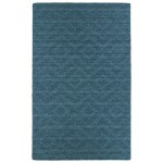 Kaleen Imprints Modern Collection Dark Turquoise Throw Rug 2' x 3'