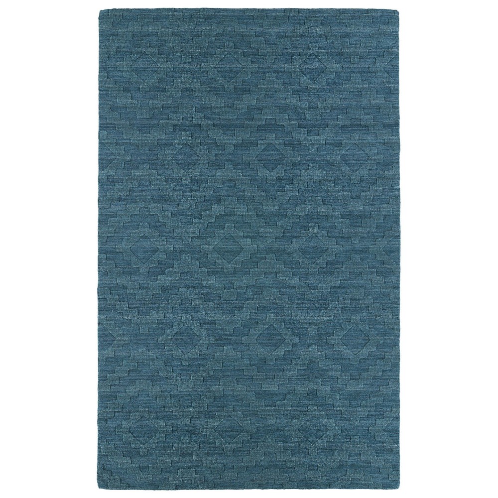 Kaleen Imprints Modern Collection Dark Turquoise Area Rug 3'6" x 5'6"