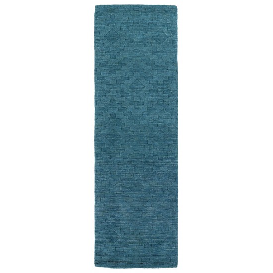 Kaleen Imprints Modern Collection Dark Turquoise Area Rug 3'6" x 5'6"