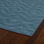 Kaleen Imprints Modern Collection Dark Turquoise Area Rug 3'6" x 5'6"