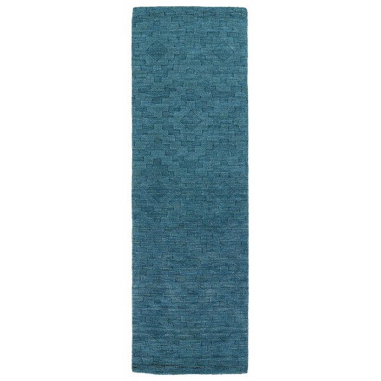 Kaleen Imprints Modern Collection Dark Turquoise Area Rug 8' x 11'