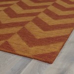 Kaleen Imprints Modern Collection Dark Paprika Runner 2'6" x 8'