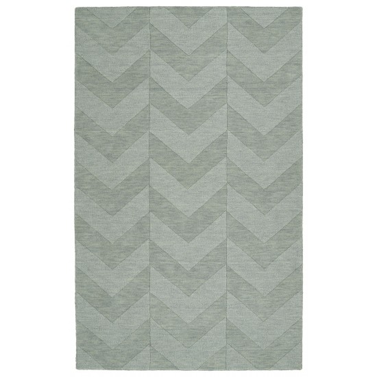 Kaleen Imprints Modern Collection Light Spa Area Rug 3'6" x 5'6"