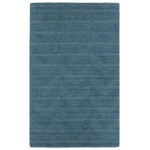 Kaleen Imprints Modern Collection Light Turquoise Throw Rug 2' x 3'