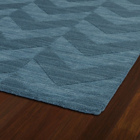 Kaleen Imprints Modern Collection Light Turquoise Area Rug 9'6" x 13'6"