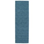 Kaleen Imprints Modern Collection Light Turquoise Area Rug 9'6" x 13'6"