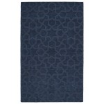 Kaleen Imprints Modern Collection IPM06-22 Navy Throw Rug 2' x 3'