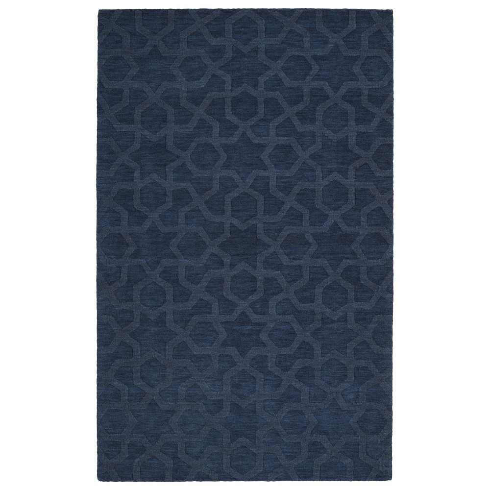 Kaleen Imprints Modern Collection IPM06-22 Navy Throw Rug 2' x 3'