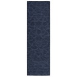 Kaleen Imprints Modern Collection IPM06-22 Navy Throw Rug 2' x 3'