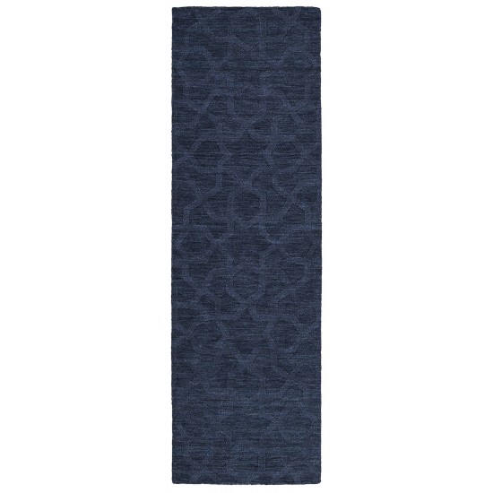 Kaleen Imprints Modern Collection IPM06-22 Navy Throw Rug 2' x 3'