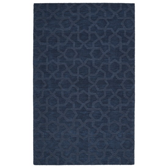 Kaleen Imprints Modern Collection IPM06-22 Navy Area Rug 3'6" x 5'6"