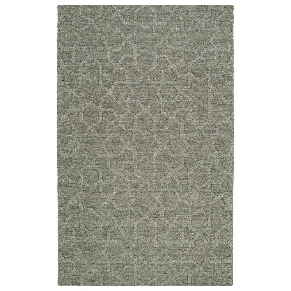 Kaleen Imprints Modern Collection Light Grey Runner 2'6" x 8'