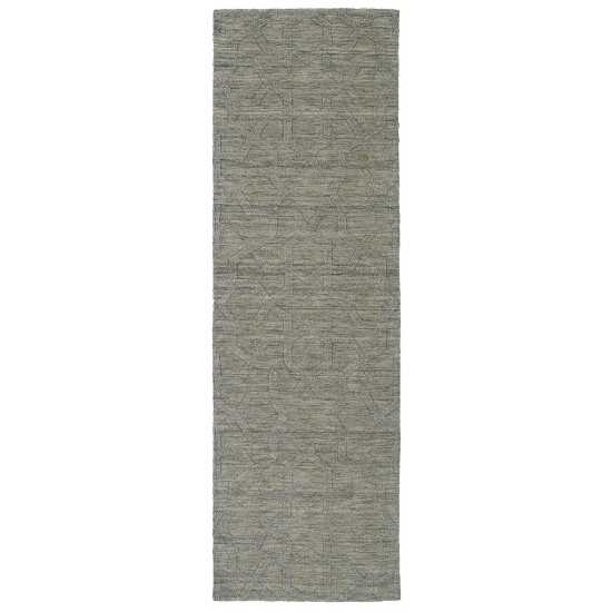 Kaleen Imprints Modern Collection Light Grey Area Rug 5' x 8'