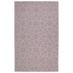 Kaleen Imprints Modern Collection Light Lilac Area Rug 3'6" x 5'6"