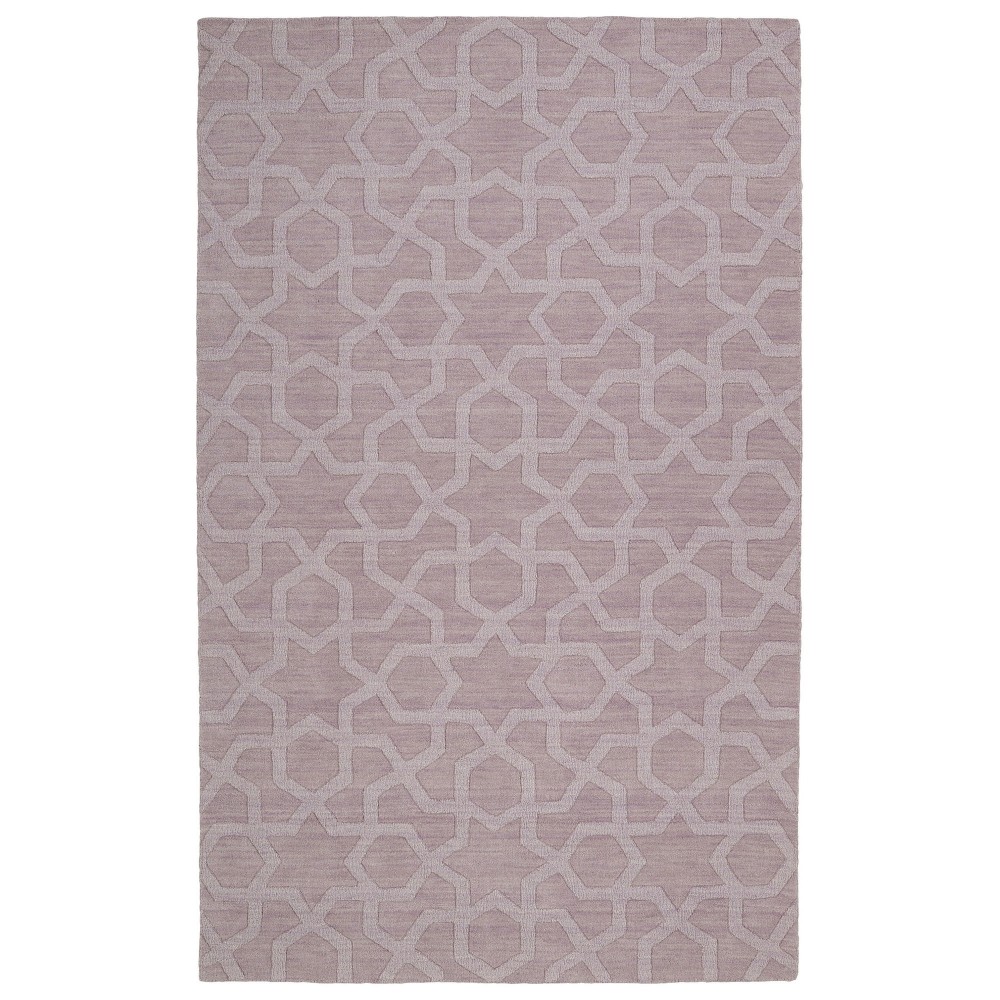 Kaleen Imprints Modern Collection Light Lilac Area Rug 3'6" x 5'6"