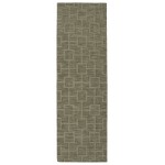 Kaleen Imprints Modern Collection Dark Taupe Area Rug 3'6" x 5'6"