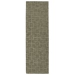 Kaleen Imprints Modern Collection Dark Taupe Area Rug 8' x 11'