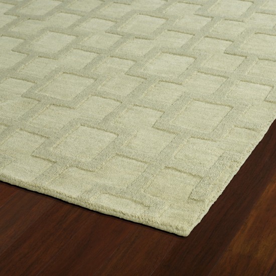 Kaleen Imprints Modern Collection Light Celery Throw Rug 2' x 3'