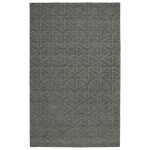 Kaleen Imprints Modern Collection Dark Charcoal Area Rug 3'6" x 5'6"