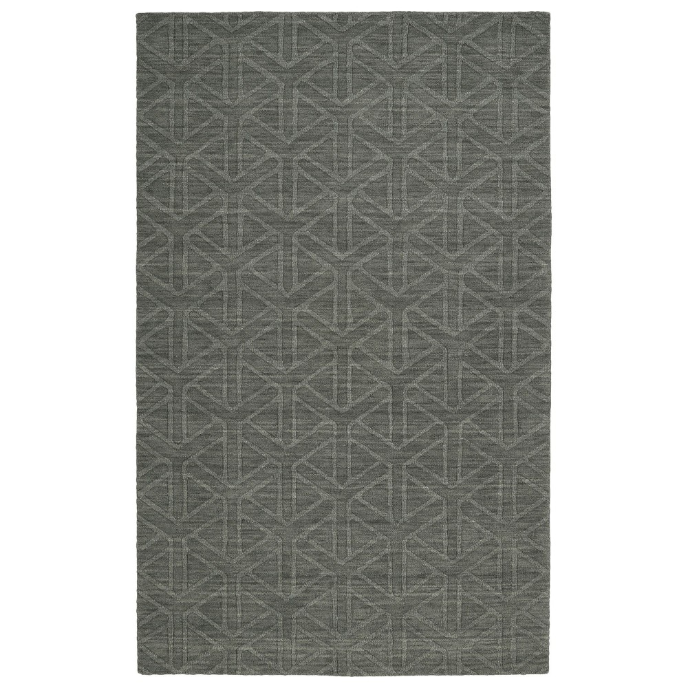 Kaleen Imprints Modern Collection Dark Charcoal Area Rug 3'6" x 5'6"