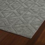 Kaleen Imprints Modern Collection Dark Charcoal Area Rug 3'6" x 5'6"