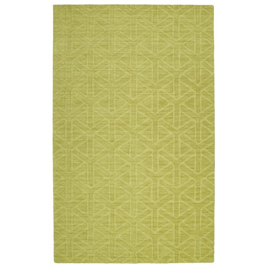 Kaleen Imprints Modern Collection Bright Wasabi Throw Rug 2' x 3'