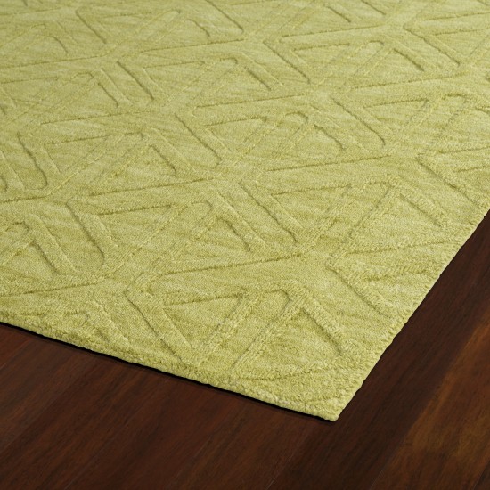 Kaleen Imprints Modern Collection Bright Wasabi Throw Rug 2' x 3'