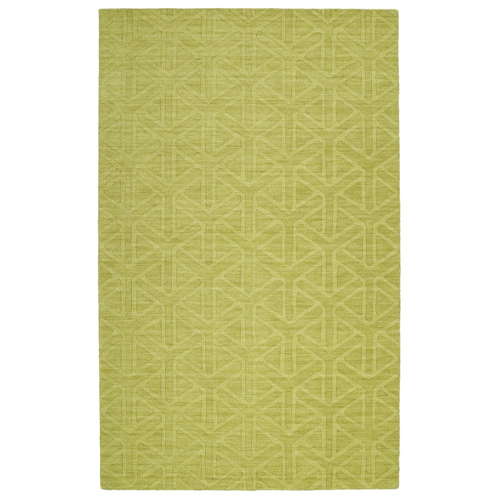 Kaleen Imprints Modern Collection Bright Wasabi Area Rug 3'6" x 5'6"